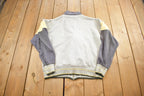Vintage 1990s Macgregor Zip Up Embroidered Fleece Sweater