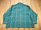 Vintage 1980s Blair Fines Menswear Button Up Flannel Shirt