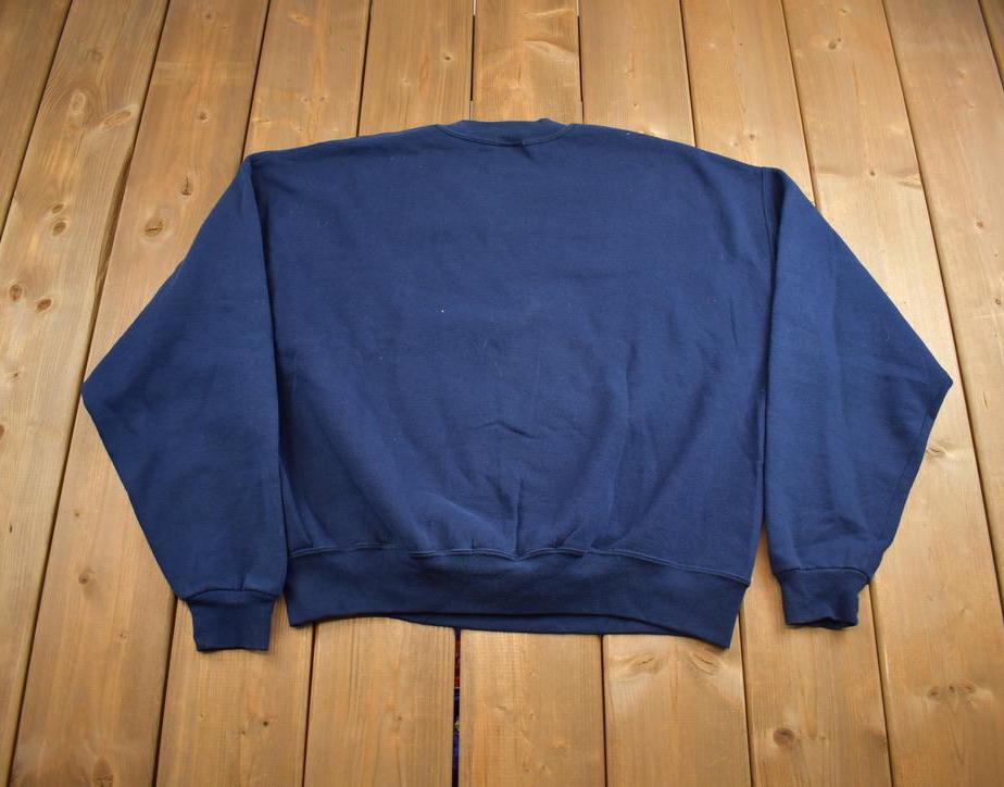 Vintage 1990s Mother Can Always Patch Things Up Cute Bear Crewneck Sweater Made In USA