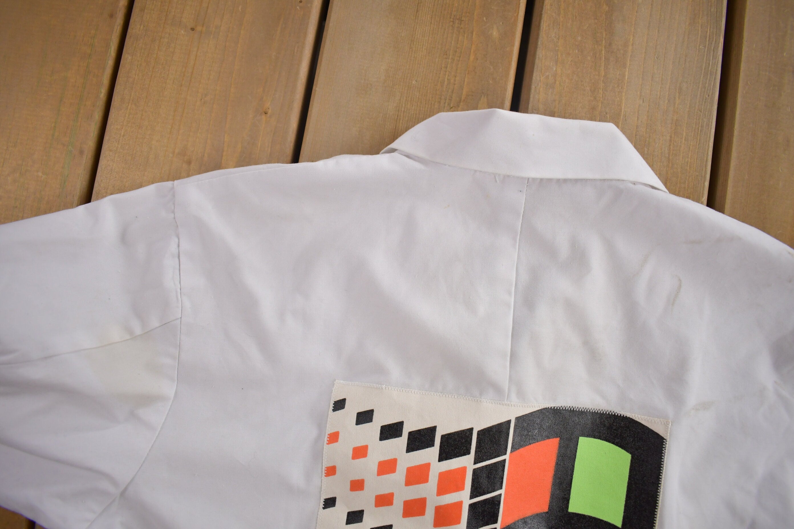 Vintage 1990s Microsoft Windows Mechanic Coat