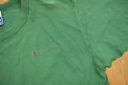 Vintage 1990s Champion Green Small Logo T-Shirt