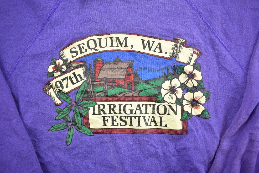 Vintage 1990s 97th Irrigation Festival Collard Sweatshirt