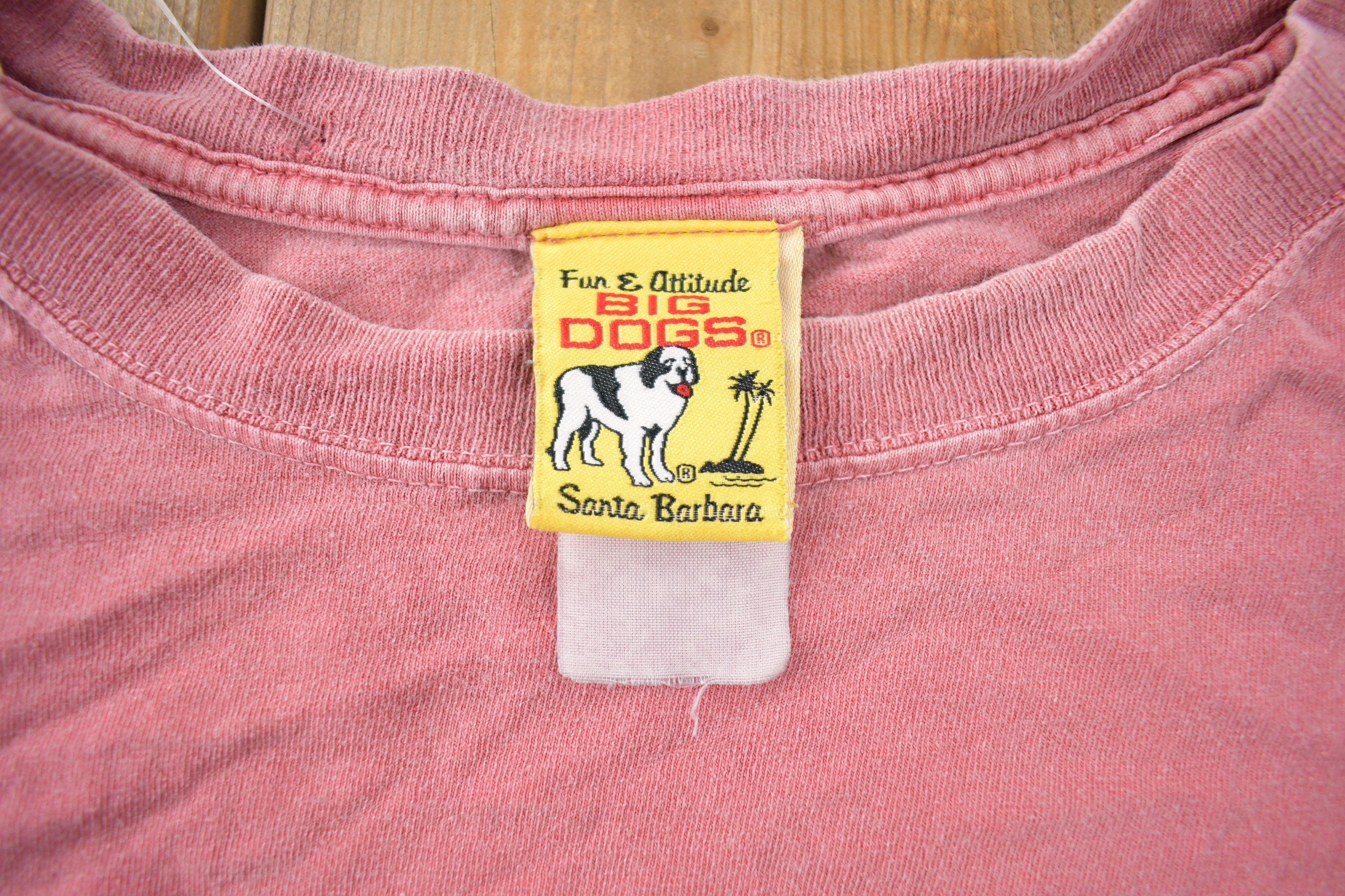 Vintage 1990s Big Dogs Get Er Done Tomorrow Graphic T Shirt
