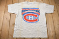 Vintage 1994 Montreal Canadiens Big Logo Trench Canada T-Shirt