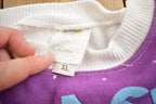 Vintage 1990s Alaska Dancing Polar Bears Souvenir Travel Crewneck Sweatshirt Made In USA