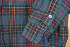 Vintage 1990s Greatland Sportswear Plaid LinedButton Up Sweater Men's L