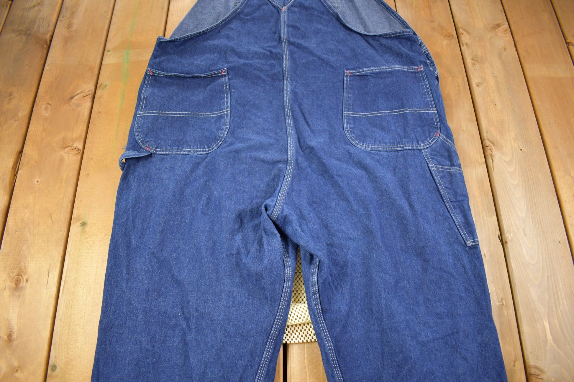 Vintage 1990s Dickies Denim Jean Overalls Size 48 x 30 / Vintage Overalls / Streetwear / Vintage Workwear / Dickies / Vintage Jean Overalls