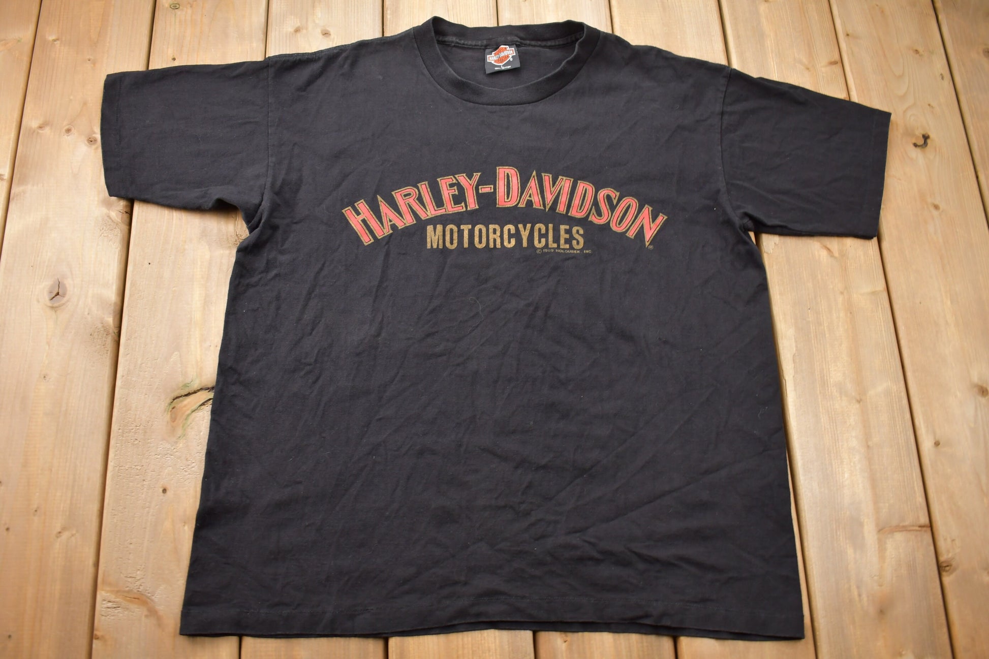 Vintage 1994 Harley Davidson New Kingstown Motorcycles T-Shirt