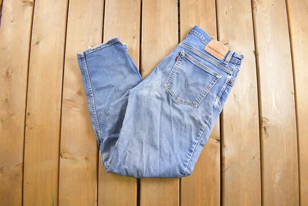 Vintage 1990s Levi's 550 Red Tab Denim Jeans Size 31 x 29.5
