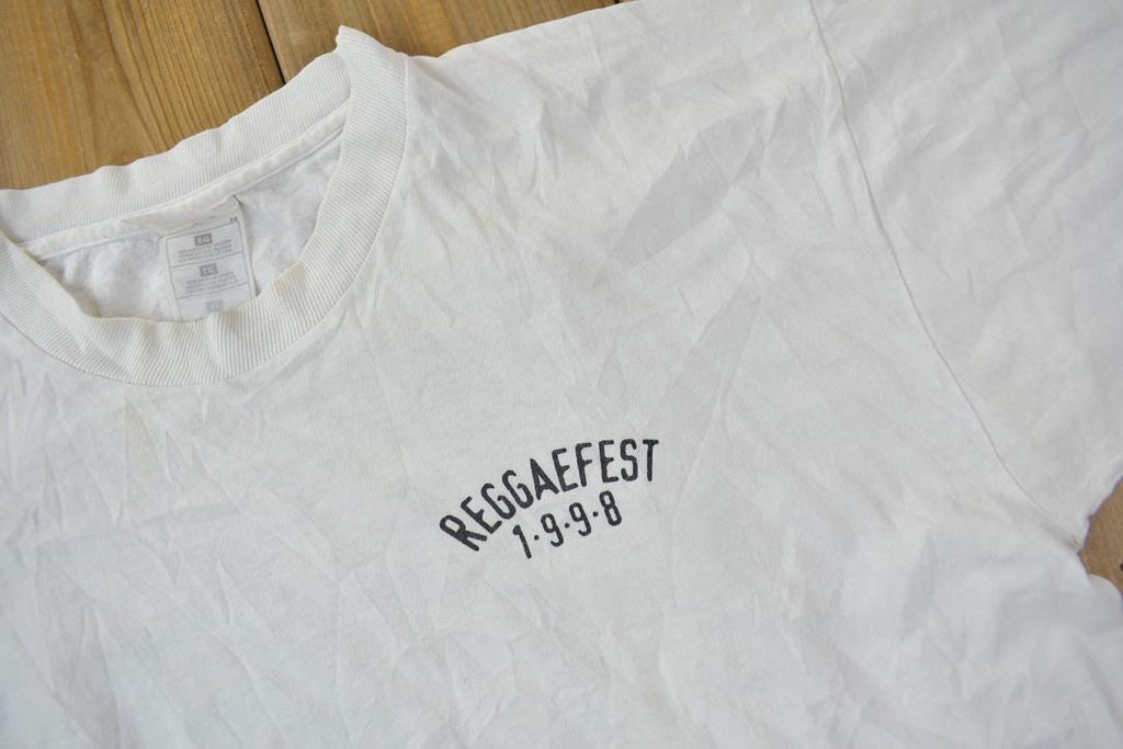 Vintage 1998 Reggaefest Xavier University Graphic T-Shirt
