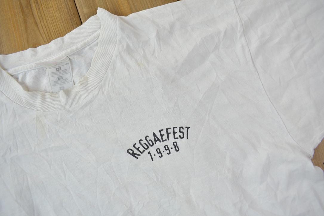 Vintage 1998 Reggaefest Xavier University Graphic T-Shirt
