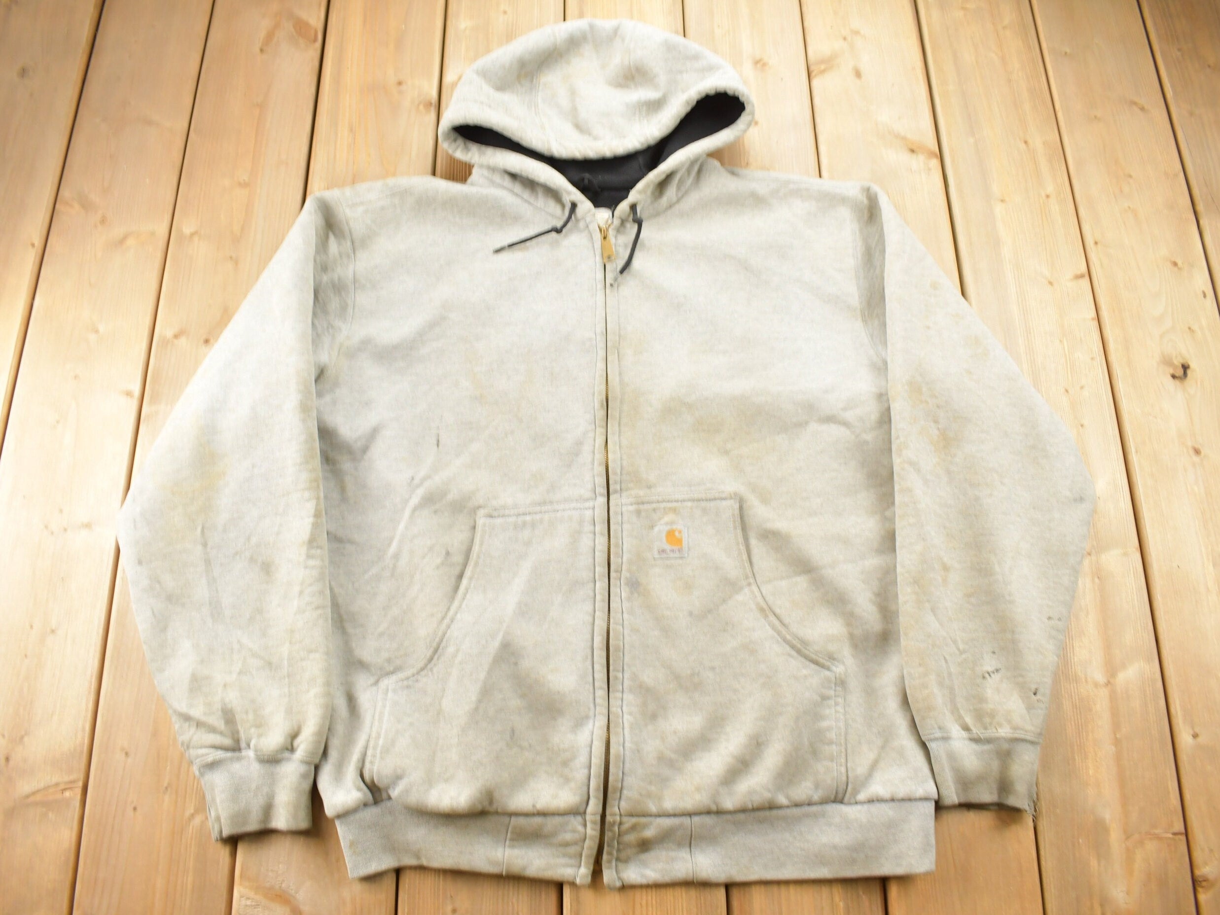 Vintage 1990s Carhartt Zip Up Hoodie