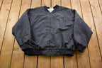 Vintage 1980s Hartwell Rustad Bus Service Raglan Bomber Jacket