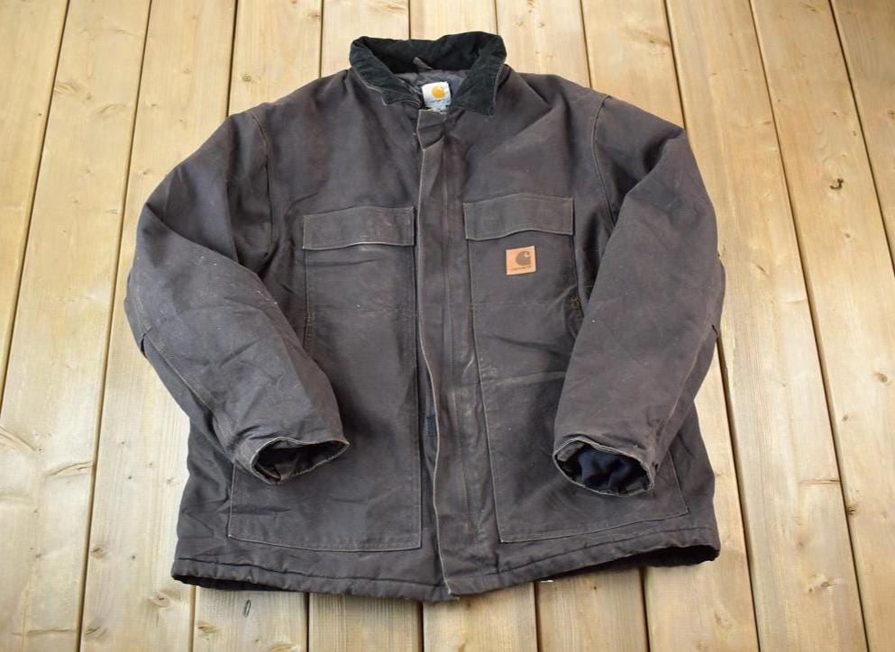 Vintage Y2k Distressed Carhartt Full Zip Jacket
