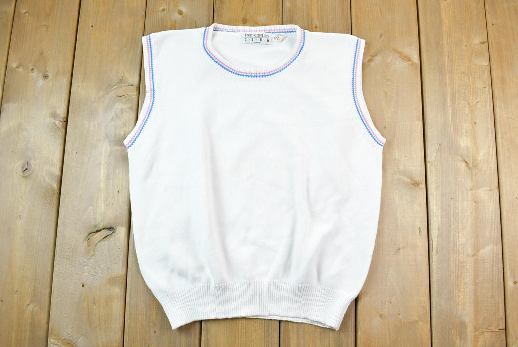 Vintage 1990s Principles Club Knit Crewneck Sweater Vest