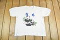 Vintage 1990s Cute Panda Animal Graphic T-Shirt Women's Medium