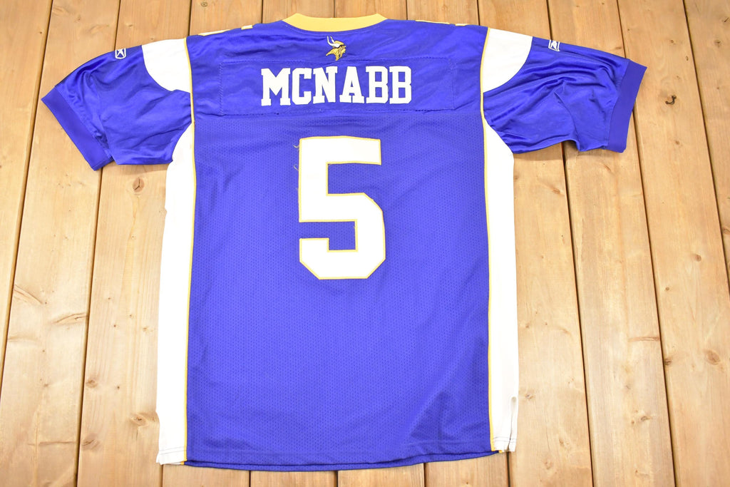 Vintage Y2K Reebok Minnesota Vikings Donovan Mcnabb NFL Jersey Men's XL / Football Fan Apparel / 2000s Sportswear / Single Stitch Tee