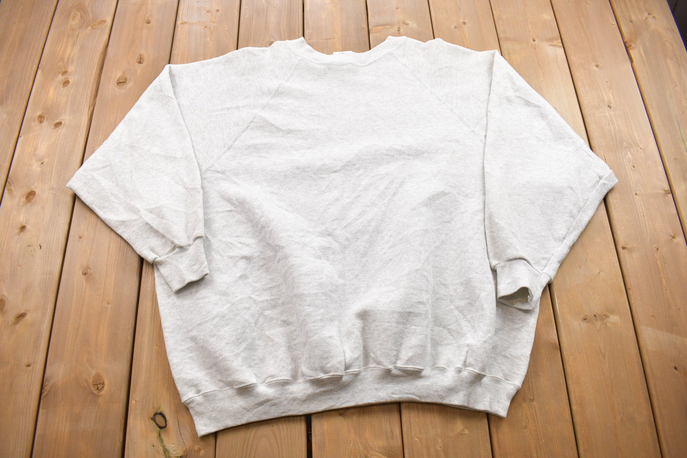 Vintage 1990s XXXL Brand New Blank Crewneck Sweatshirt
