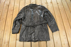 Vintage 1990s Berman's Leather Jacket Men's Medium