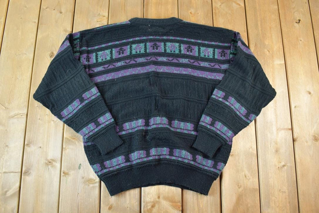 Vintage 1990s Protocol Knit Crewneck Sweater