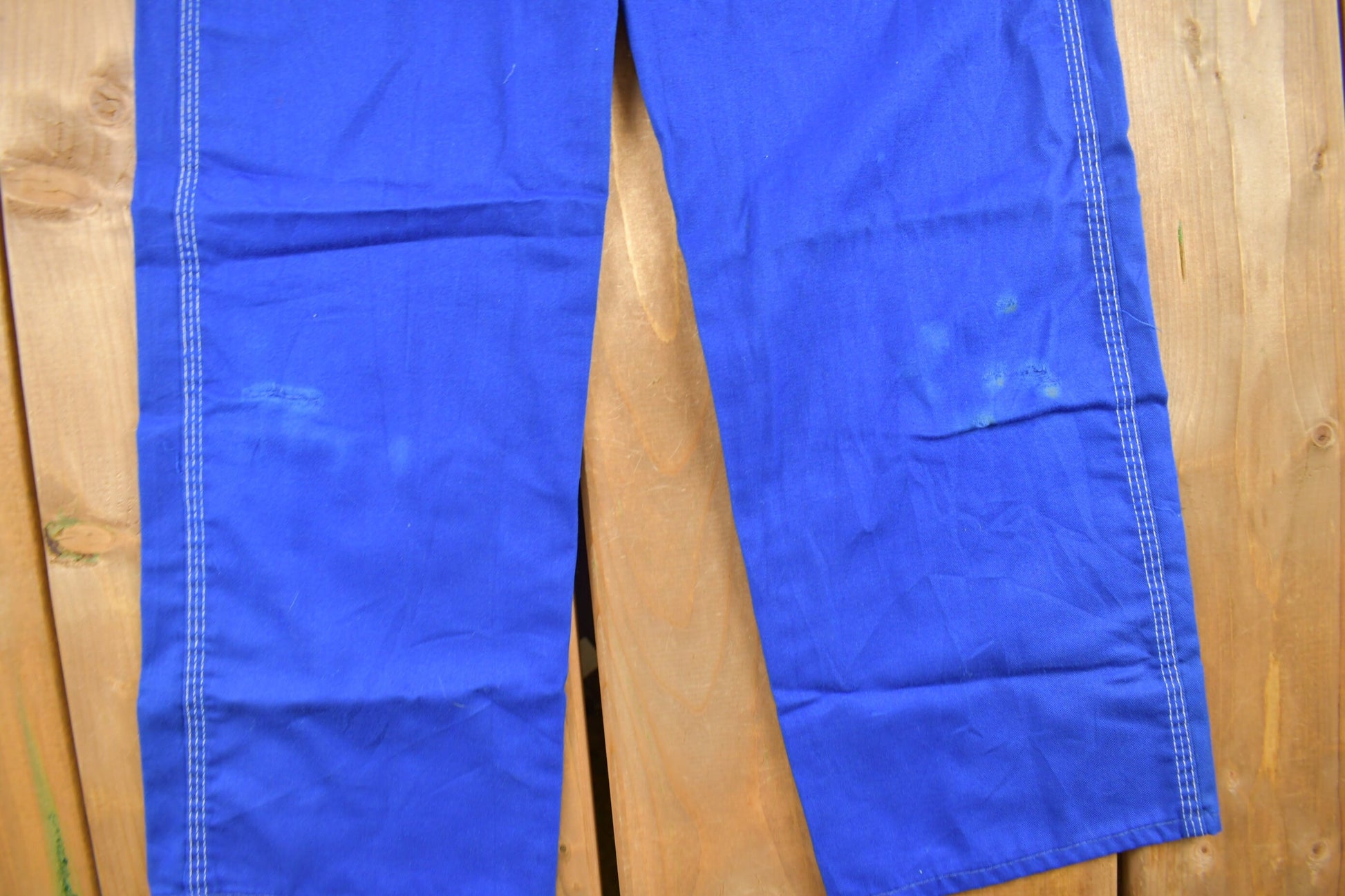 Vintage 1970s Liberty USA Denim Overalls Size 28 x 25