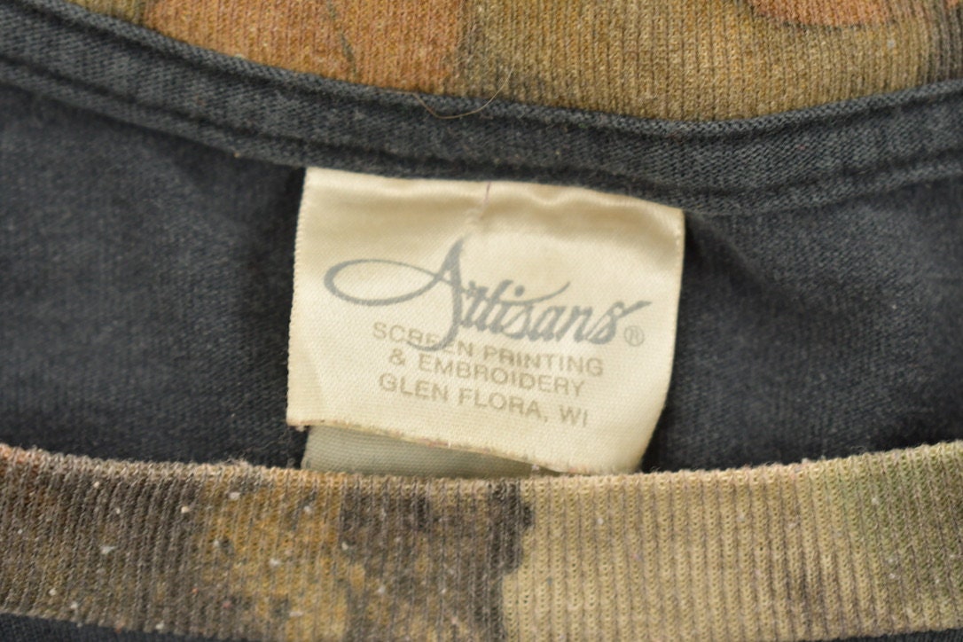 Vintage 1990s Thirty Point Bock Camo Long Sleeve Shirt