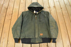 Vintage 1990s Big Smith Hooded Jacket Men's Large
