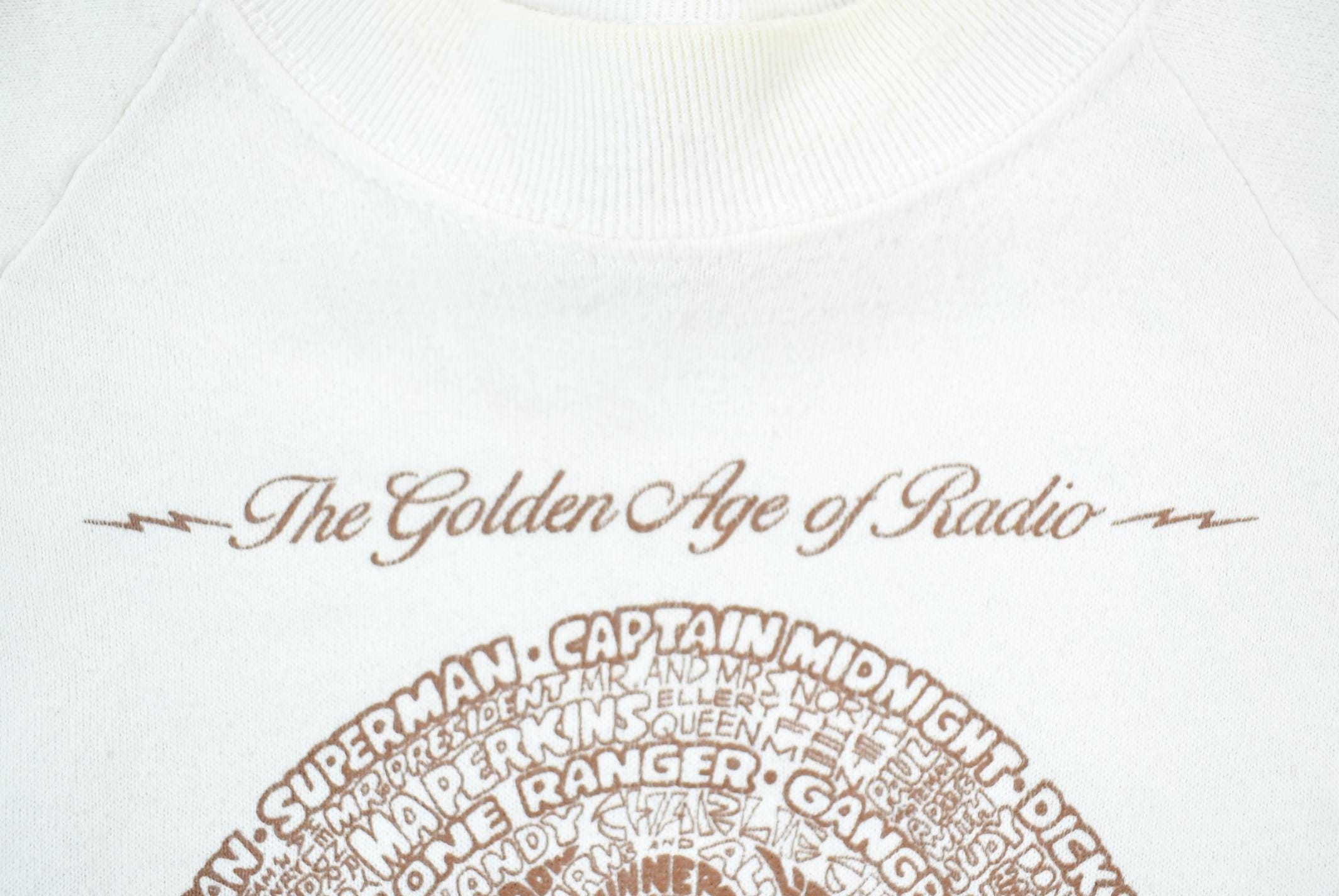 Vintage 1990s The Golden Age Of Radio Crewneck Sweatshirt