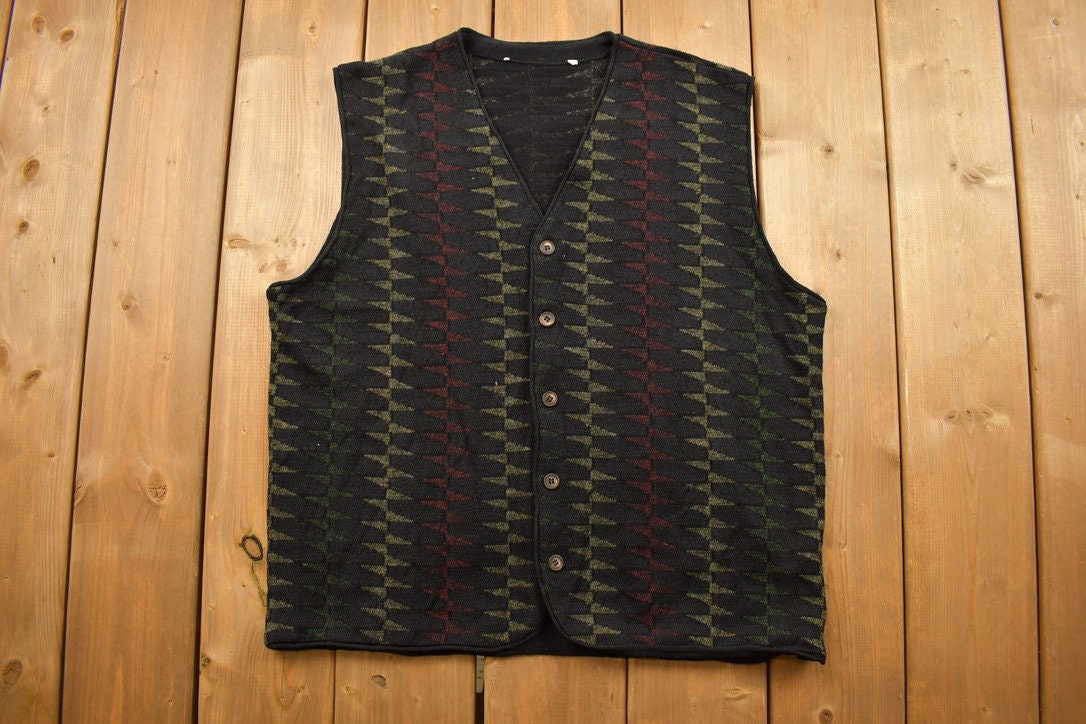 Vintage 1980s Knitted Sweater Vest
