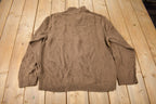 Vintage Y2K Chaps Embroidered Logo Quarter Zip Knit Sweater Size XL