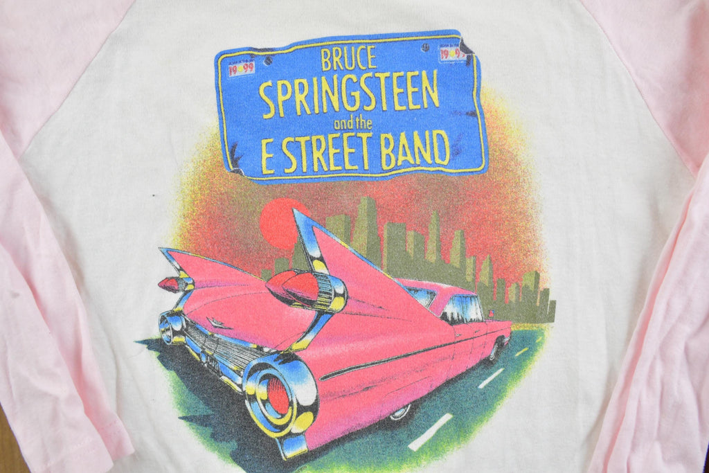 Vintage 1980s Bruce Springsteen Women's Tour Band T-shirt