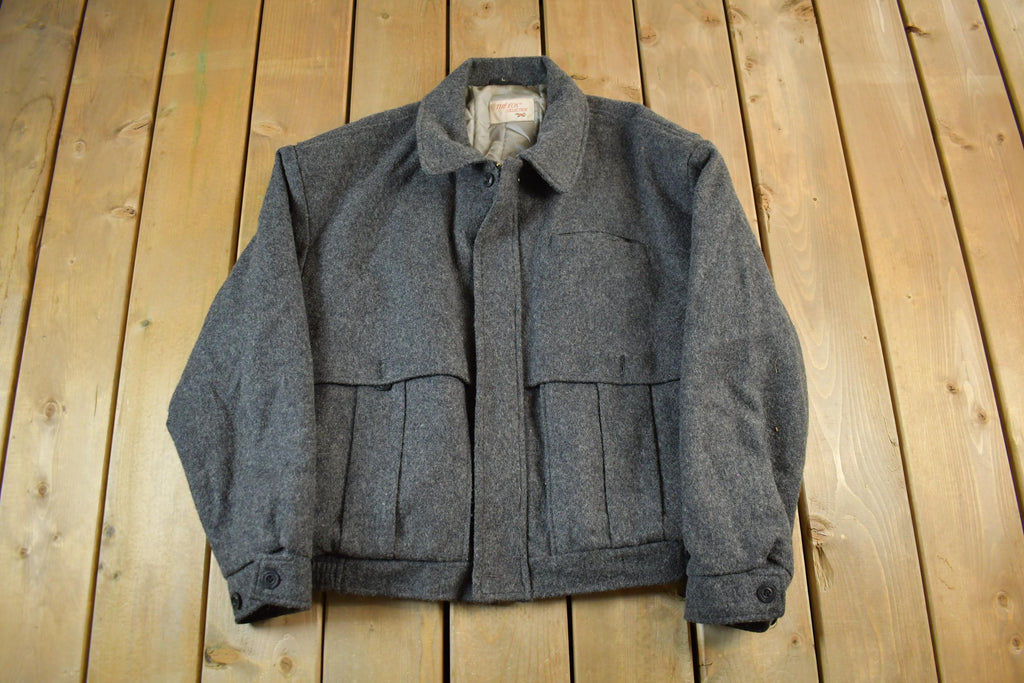Vintage 1990s The Fox Collection Wool Jacket Men's Large