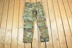 Vintage 1990s Army Camouflage Cargo Pants Size 32 x 28 Made In
