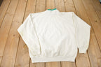 Vintage 1990s Morning Sun Sunflower Graphic Cute Grandma Style Crewneck Sweater