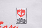 Vintage 1980s Heart and Stroke Foundation Speak Easy Graphic Crewneck Sweatshirt