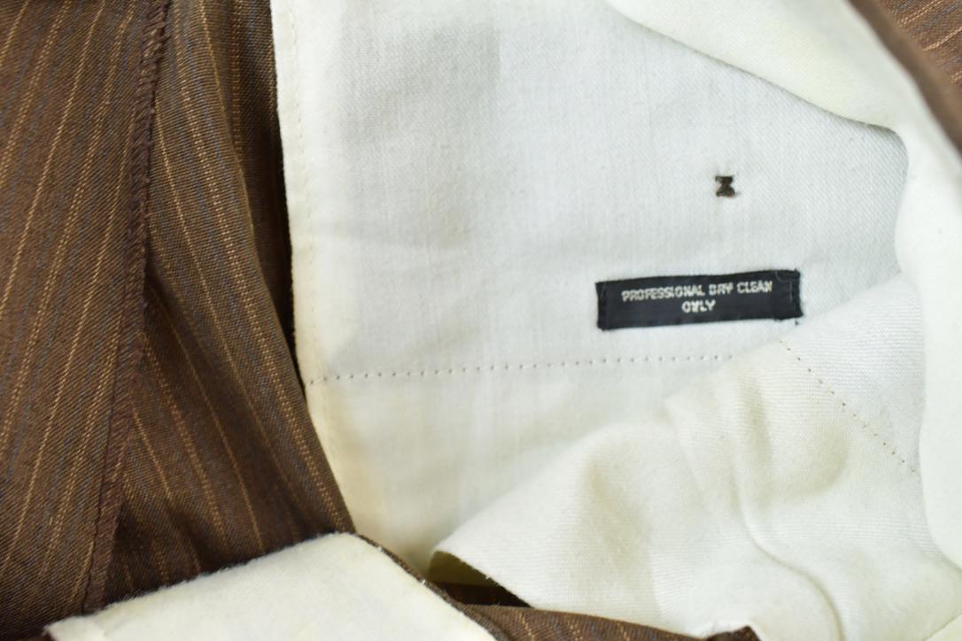 Vintage 1980s Plated Striped Dress Pants Size 34