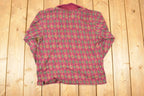 Vintage 1990s John Ashford Quarter Button Up Shirt Men's M