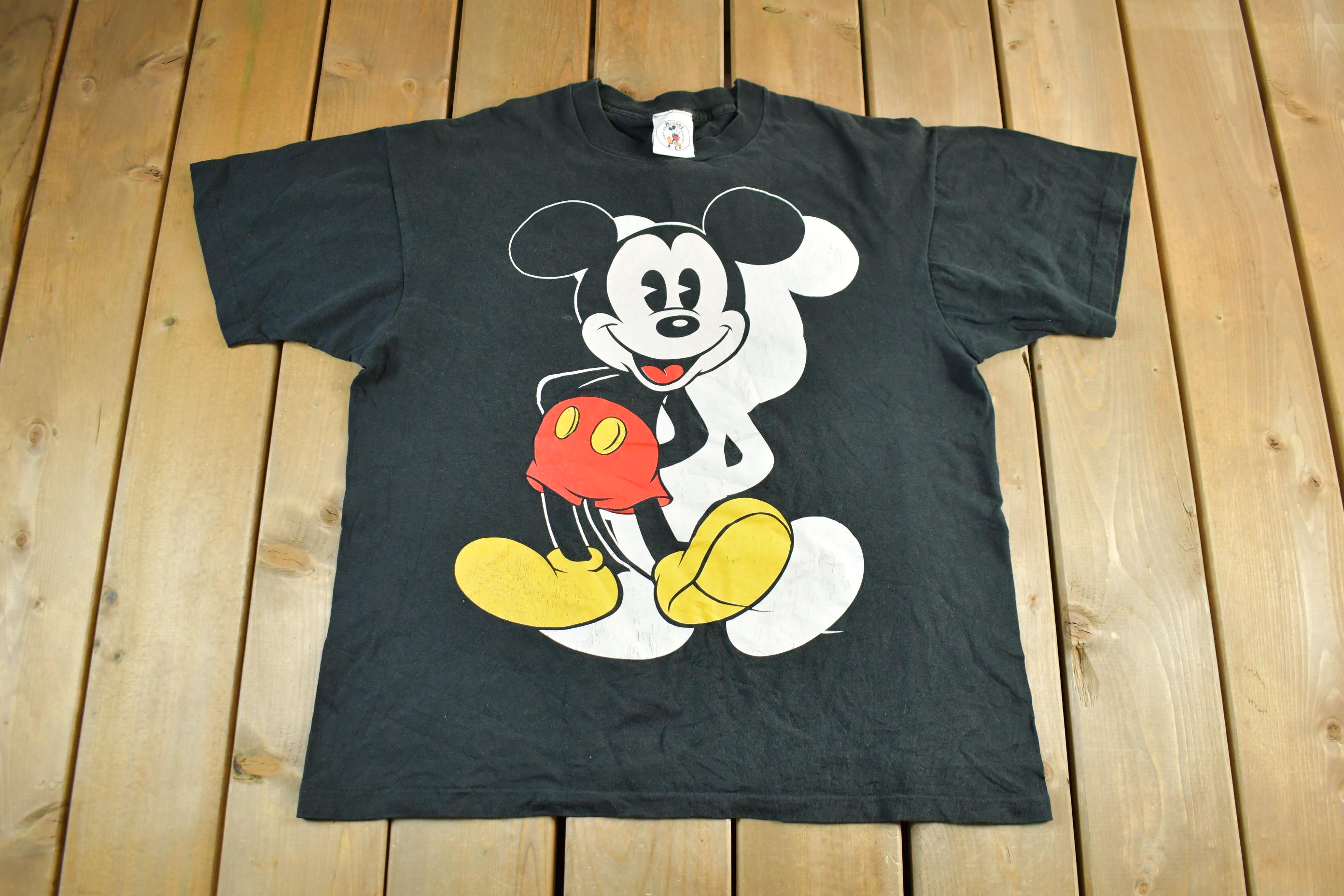 Vintage 1990s Disney Mickey Mouse Promo T-Shirt Men's XL