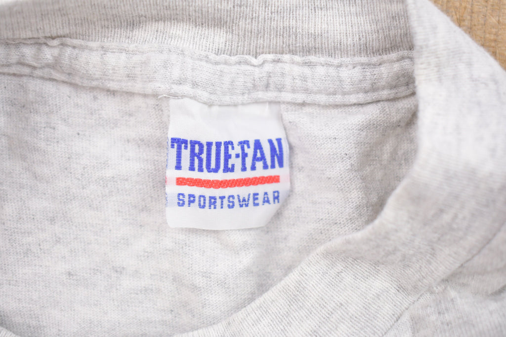 Vintage 1990s True fan Buffalo Sabres Signed Graphic T Shirt  Vintage T Shirt  Streetwear  Graphic Tee  Single Stitch  Made In USA