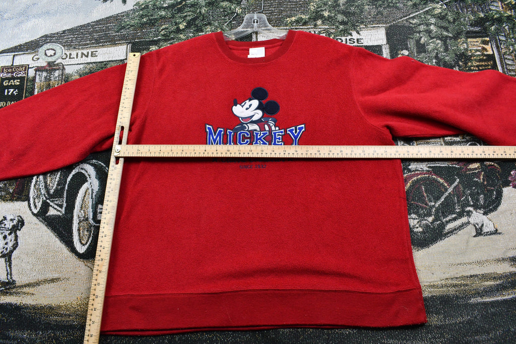 Vintage 1990s Mickey Mouse Disney Embroidered Crewneck