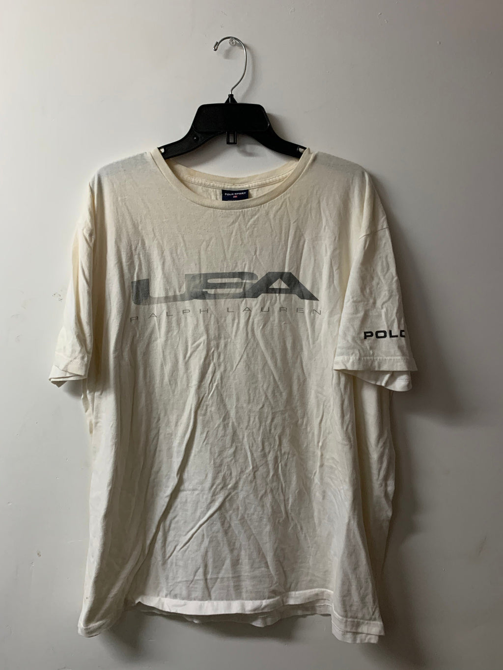 Vintage 1990s Polo Sport Ralph Lauren USA Graphic T Shirt