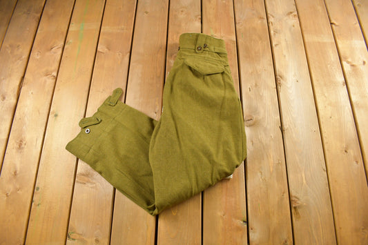 Vintage 1951 Australian Military Army Cargo Pants Size 32 x 27 / Eaglehawk Clothing Co / Army Pants / Military Pant's / Victoria Australia