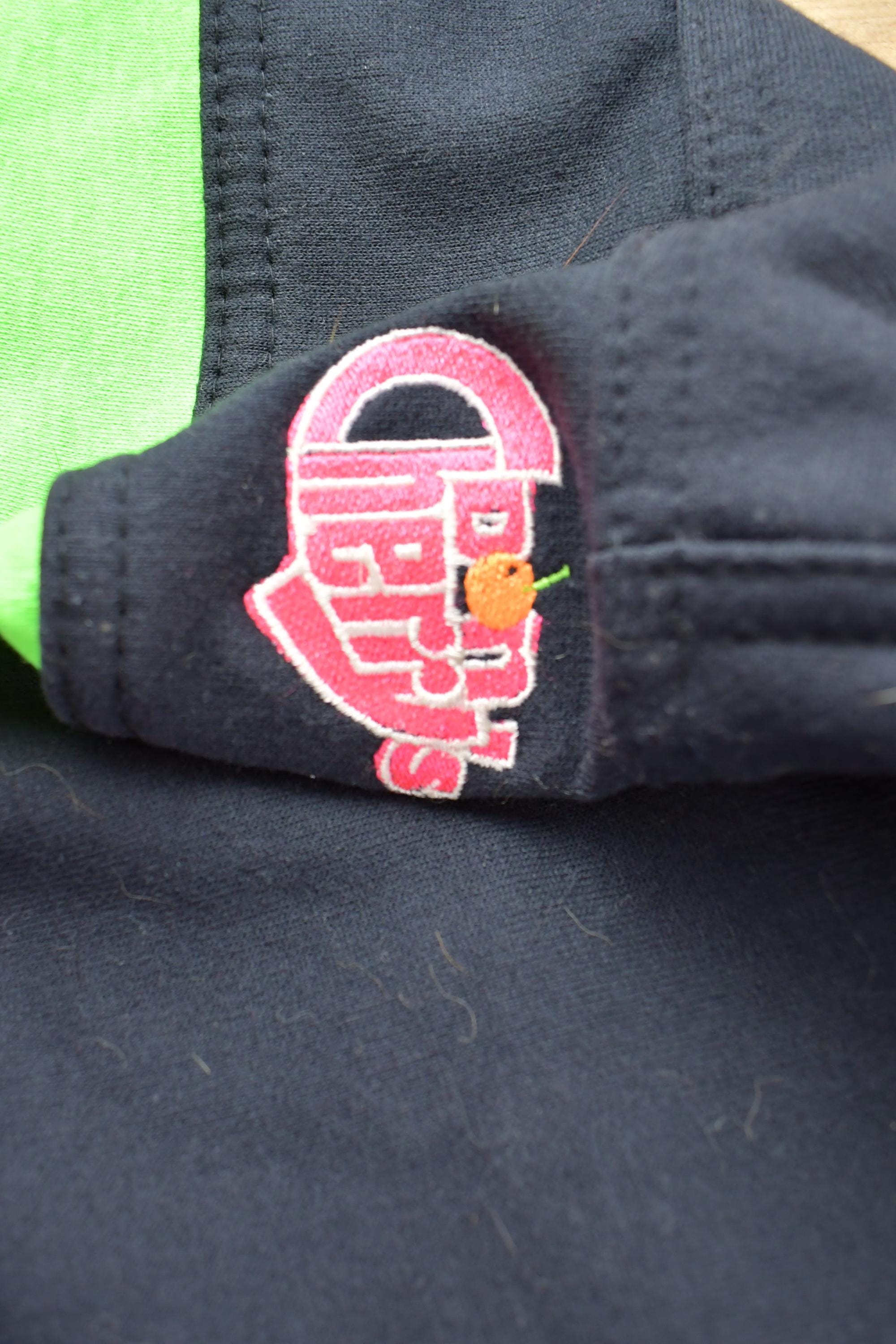 Vintage 1990s Don Cherry's Neon Ski Quarter Zip Crewneck Sweatshirt