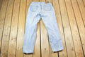 Vintage 1990s Calvin Klein Union Made Denim Jeans Size 34 x 28 Made In USA