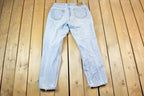 Vintage 1990s Calvin Klein Union Made Denim Jeans Size 34 x 28 Made In USA