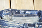 Vintage Y2K Miss Me Bedazzled Low Rise Jeans Size 26x33