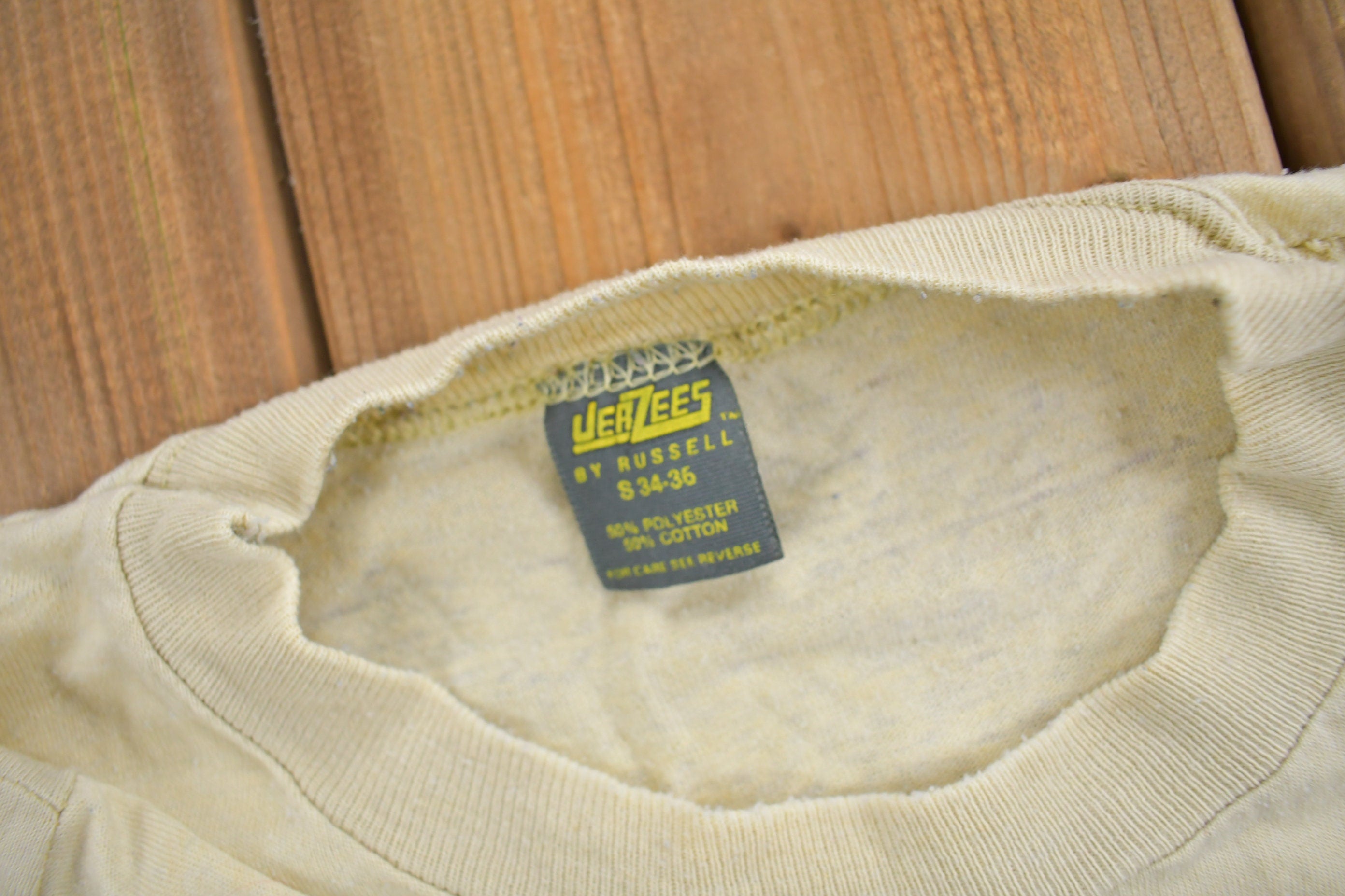 Vintage 1985 Fishing Theme Graphic T-Shirt