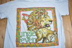 Vintage 1990s Jungle Fever Lion Graphic Theme Graphic T-Shirt