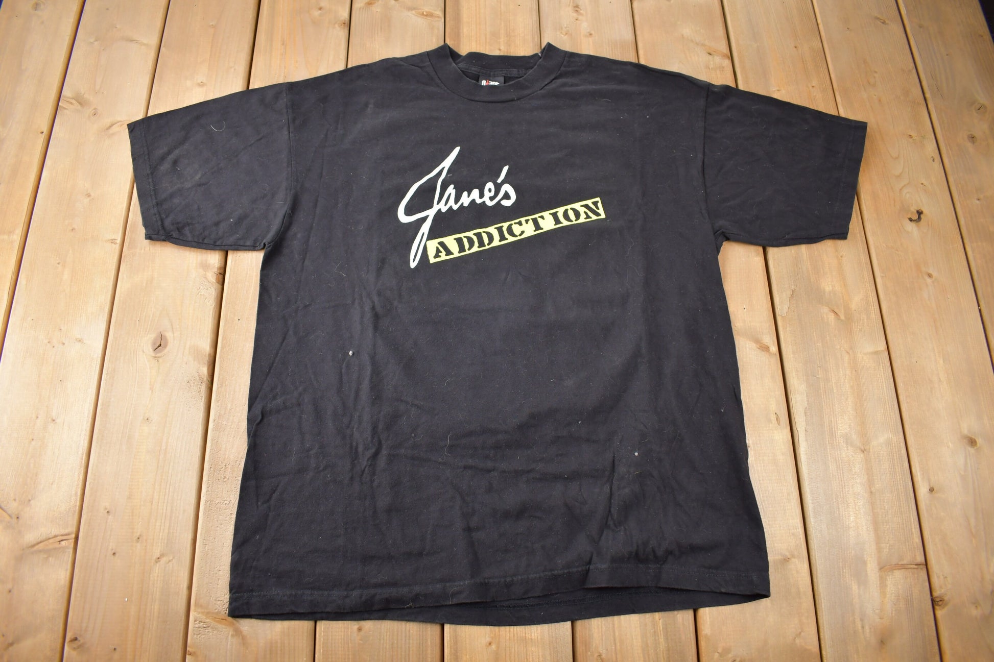 Vintage Y2K Jane's Addiction Graphic Band T-shirt Size XL