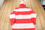 Vintage 1980s Mondetta Canada Embroidered Striped Hoodie Size Medium